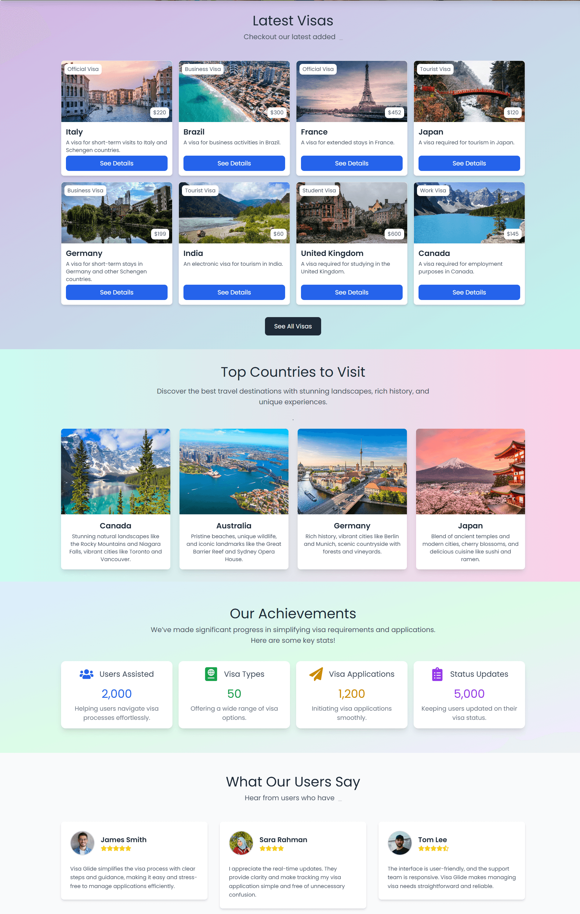 Visa Glide – Effortless Visa Applications